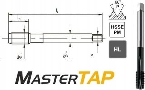 FANAR-KIERRE M24 DIN-376B (6H) HSSE-PM HL MASTERTAP