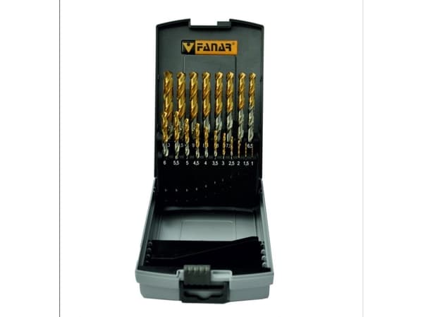Universalbor FANAR BORSETT NWKA FI 1.00-10.00MM 19PC CZW-19 HSSE TIN INOX