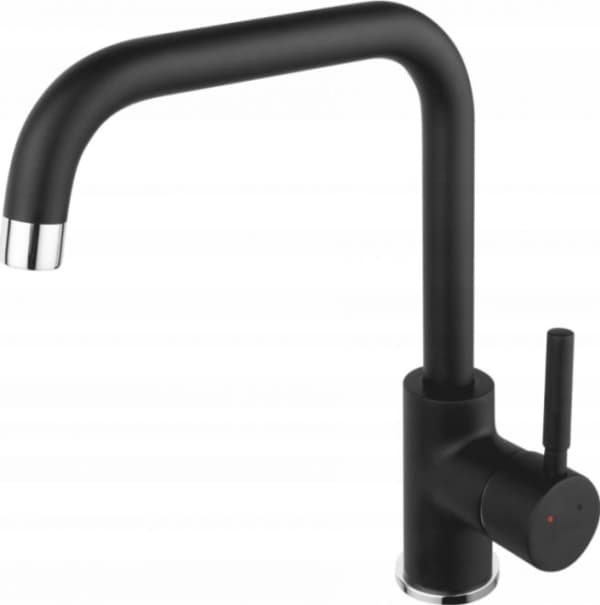 Kitchen faucet Ferro BAT.RATIO SINK 1-HOLE CHROME-BLACK FERRO // BF.BTI4BL