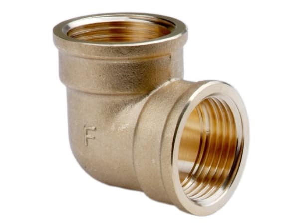 Ferro 6/4" mässing mutter och bult armbåge - K07Z