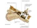 Pikkukuva 2 / 3: Ferro vesipalloventtiili viistosuodattimella 5/4" KZF4 KZF4