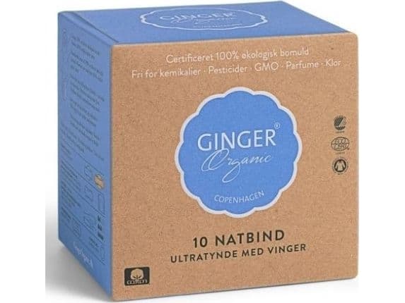 Ginger Organic GINGER ORGANIC_Night pads 10 pcs
