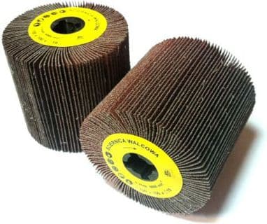 Glob sylindrisk klaffslipeskive laget av stoff, korn 120 100 x 100 x 19 mm (GLOB-SLW-10019-P120)