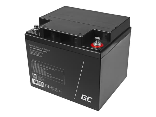 Green Cell - UPS-batteri - 1 x batteri - Sealed Lead Acid (SLA) - 40 Ah - svart