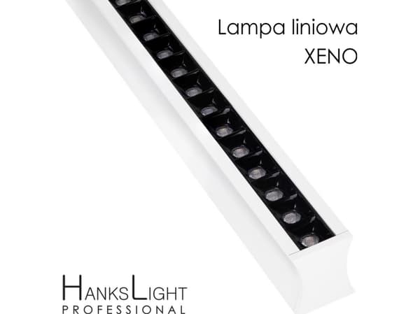 Lampa sufitowa HanksLight Lampa LED,HanksLight,liniowa,white, alu,zwiesz,1264mm,up21/down36W, AC230V,4000K