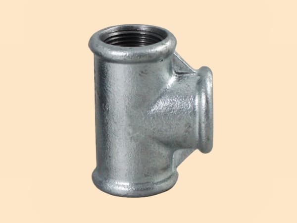 Hydroland Galvaniserad reduktionstee 5/4"x1"x5/4" gjutjärn