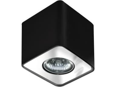 Azzardo taklampe Azzardo Nino 1 AZ0736 FH31431S Plafon taklampe 1x50W GU10 sort / krom + LED-pære til PLN 1 GRATIS!