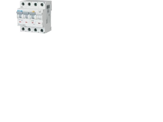EATON Kombibrytare - RCBO 16A Utlösningsström 300mA, C-karakteristik, typ A, 3-polig + neutral, bredd 72 mm