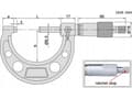 Miniatyrbild 2 av 5: STORLEK MIKROMETER 50-75 STANDARD/CERT.