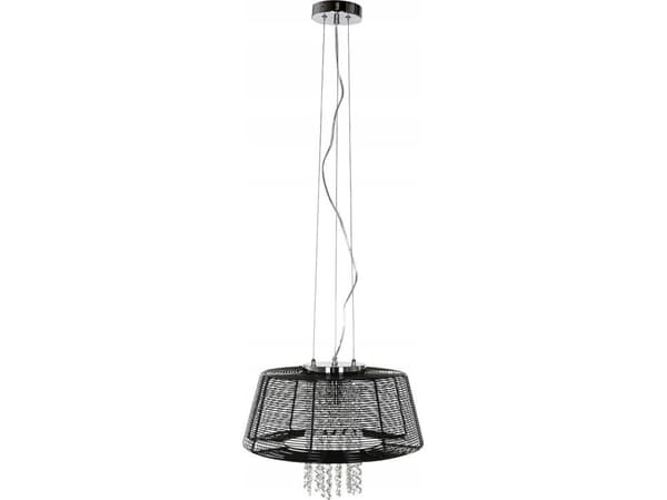 Hanging lamp Italux Italux Benjamin MDM1895-1BK Hanging lamp overhang 1x40W E14 chrome/black