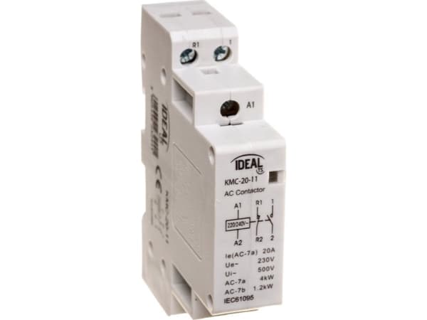 Kanlux modulär kontaktor 20A 1Z 1R 230V AC KMC-20-11 23244