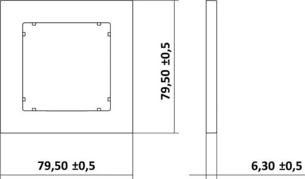 Karlik MINI Single runkomatto musta (12MR-1)