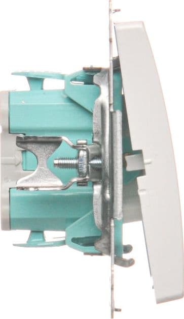 Kontakt-Simon BMZW1K.01/11, Vit, IP20, 250 V, 10 A, 75 mm, 41 mm