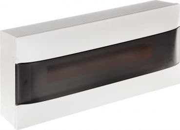 Legrand PRACTIBOX S 1x22 surface-mounted modular distribution board with transparent door 137435