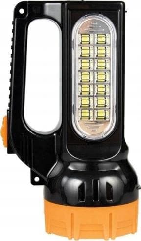 LED 170lm ladattava taskulamppu, jossa lisäksi 500lm sivuvalo ja aurinkopaneeli LB0169