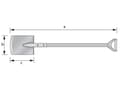 Miniatyrbild 2 av 2: Modeco Rak spade MN-79-380