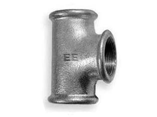 Zawiercie Foundry Reducerande tee 2 x 1 x 2 "galvaniserad