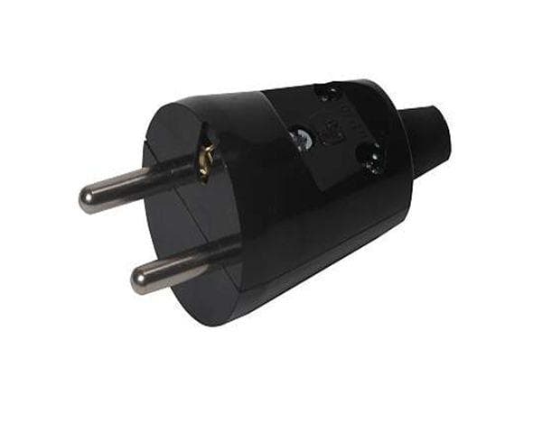 Suora nauhaliitin z/u 16A musta WT-30/CZARNY