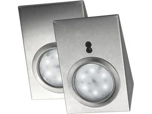 Orno LED-møbelarmaturer 2x2,5W med 4000K berøringsfri bryter (OR-AE-13118)