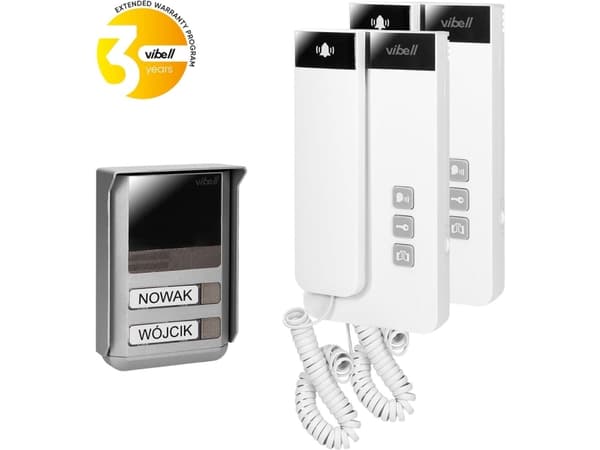 Two-family 2-wire door intercom Vibell OR-DOM-SL-924