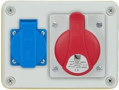 Pawbol R-BOX 150 1x32A/5P 1x250V IP44 kiinteä jakokeskus (B.1090)