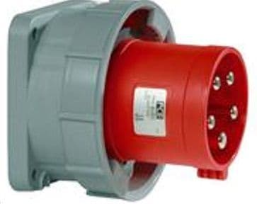 PCE Panel plug 63A 5P 400V red IP67 POWER TWIST (635-6)