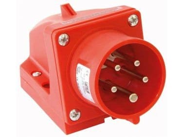 PCE Receiver plug phase switch 32A 5P 400V red (7725-6)