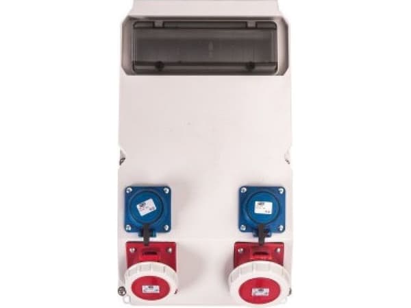 PCE SUWAŁKI kiinteät kytkinlaitteet 63A/5P 32A/5P 2x16A 250V IP44 (9027377W)