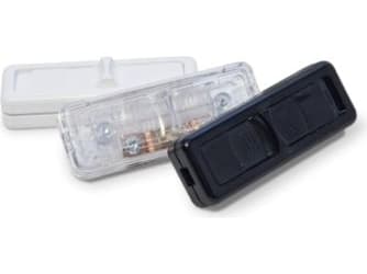 Plastrol liukukytkin tai liitäntäkytkin 1gang 2.5A/250V musta WS-1P musta (W-10029)