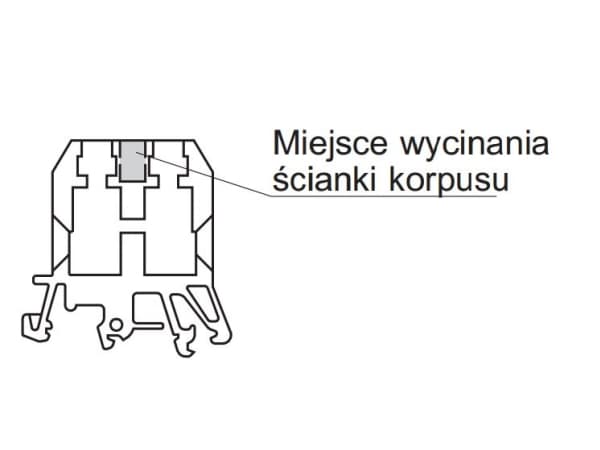 Rom Gjenget skinnekobling ZG-G35/TS35 blå A11-1636