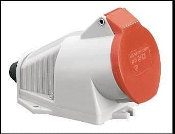 Polam Naklo Socket 16A 3P + N + Z IP44 insulated, fixed 220/380V 2622-126