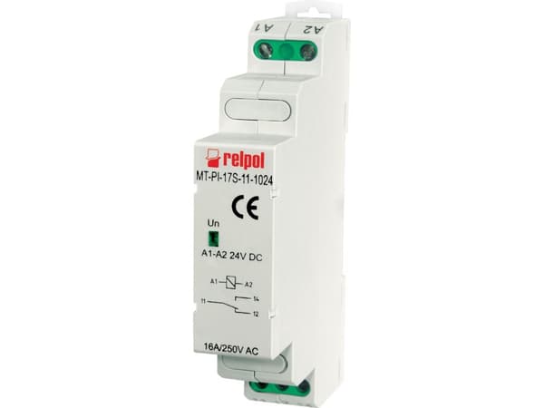 Relpol Installasjonsrelé MT-PI-17S-11-5024 1P 16A 24V AC (858792)
