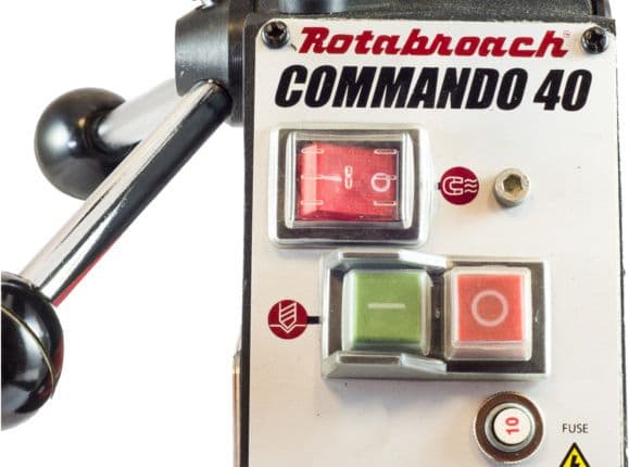 Rotabroach porakone magneettijalalla Comando40 1100W