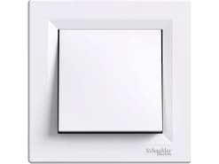 Schneider Electric 1-polet knapp Asfora hvit (EPH0700121)