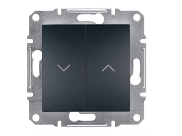 Schneider Electric Asfora sokea kytkin ilman kehystä antrasiitti (EPH1300571)
