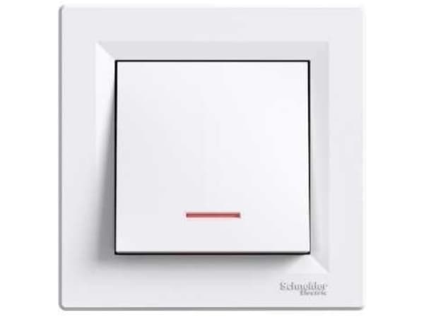 Schneider Electric Electricushush-belyst tvåvägsbrytare vit - EPH1500121