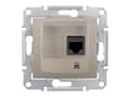 Pikkukuva 2 / 2: Schneider Electric Sedna, RJ-45, UTP, 5e, Alumiini, Titaani, IP20, 71 mm
