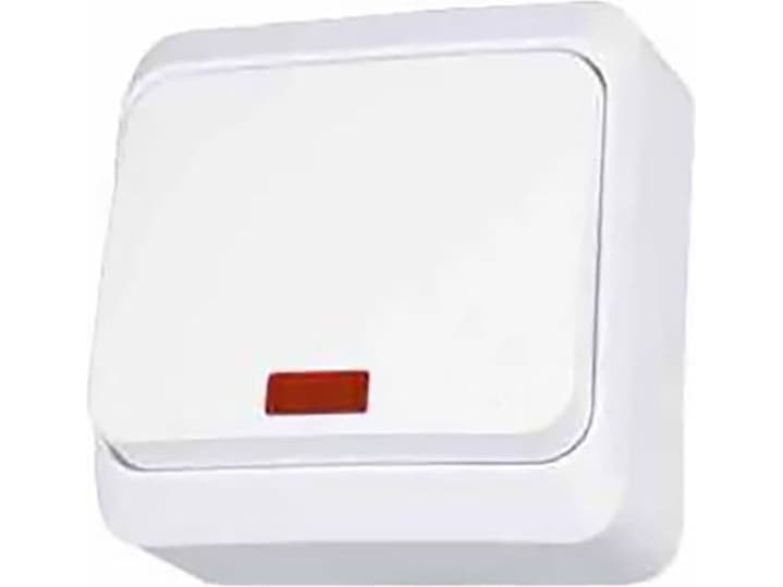 Schneider Electric Prima Candlestick switch with backlight white (WDE001051)