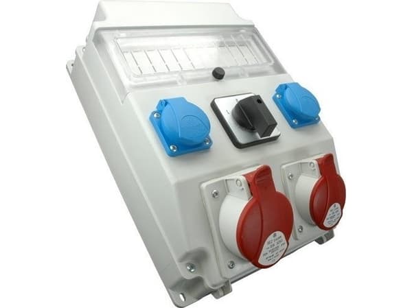 Kytkinlaitteet 1x32A 5P/ 1x16A 5P 2x250V ikkunakytkin L-0-P IP54 ROS 11/X-21.2/L-0-P