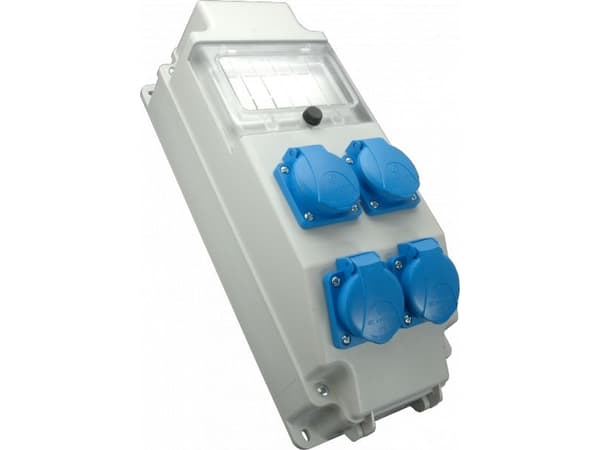 SEZ-kytkinlaitteet 4x250V ikkuna IP54 (ROS 5/X-16)