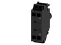 Miniatyrbild 1 av 5: Siemens 3SU1401-1BB50-3AA0, LED-element, Svart, 8 g, 10 mm, 35 mm, 35 mm