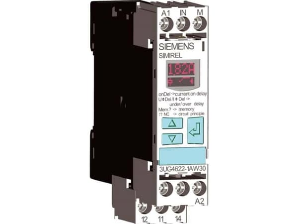 Siemens 3UG4621-1AW30, Sort, Grå, 24 - 240 V, 50/60 Hz, 155 g, 99 mm, 107 mm