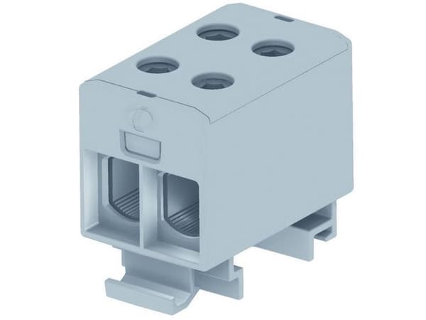 Simet 4-johtiminen väyläliitin T022050 1.5-50mm2 Al/Cu harmaa 89730002