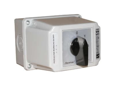 Spamel Cam switch in enclosure 16A 1-pole LK16R OB3 - LK16R-1.825OB3