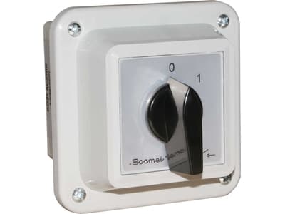 Spamel Cam switch 0-1 3P 16A in enclosure - LK16R-2.8211OB1