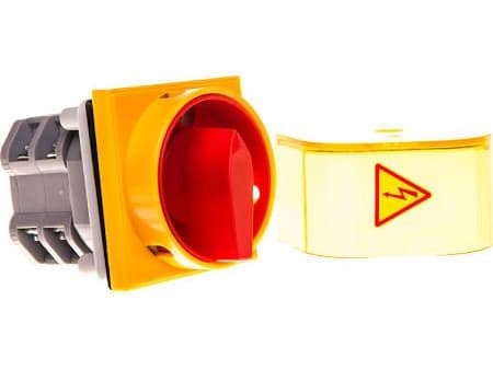 Spamel Disconnector with yellow-red front IP65 (LK16RGP08)