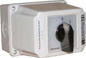 Spamel Trefase startbryter 0-Y-∆ 40A i hus - ŁK40-4.831OB3