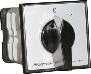Spamel Three-phase starting switch 0-Y-? 40A mounted to panel - LK40-4.831P03