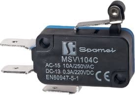 Spamel Miniature switch lever with roller short (MSV104C)
