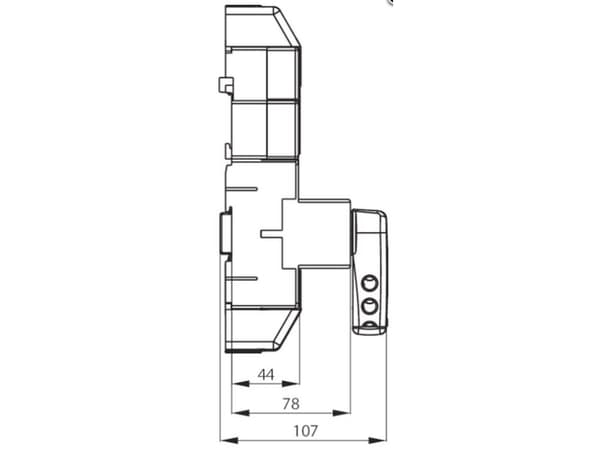 Spamel Virtalähdekytkin 125A 4-napainen PRZK-4125W02